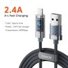 Toocki USB-Typ-C-Kabel für iPhone 14, 13, 12, 11 Pro Max, XR, XS, Digitalanzeige, PD, 20W USB-Lightning-Kabel, Schnellladefunkti