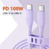 Cáp sạc nhanh Toocki USB Type C sang Type C cho iPhone 16 15 Macbook iPad 100W 5A, tương thích với Samsung Xiaomi.
