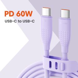 Cáp sạc nhanh Toocki USB Type C sang Type C cho iPhone 16 15 Macbook iPad 100W 5A, tương thích với Samsung Xiaomi.