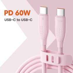 Cáp sạc nhanh Toocki USB Type C sang Type C cho iPhone 16 15 Macbook iPad 100W 5A, tương thích với Samsung Xiaomi.