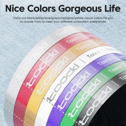 Bộ sắp xếp cáp Toocki, dụng cụ quản lý cáp, bộ cuộn cáp, dây buộc cáp, phụ kiện điện thoại, bộ sắp xếp dây cáp và dây điện.