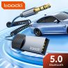 Bộ thu âm thanh Bluetooth 5.0 Toocki dành cho ô tô, chuyển đổi từ USB sang jack 3.5mm AUX, bộ phát Bluetooth rảnh tay cho ô tô.