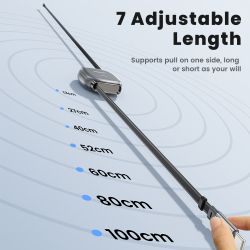 Cáp USB C 100W Toocki dành cho iPhone 16 15 Pro Max Samsung S25 24, dây cáp dữ liệu sạc nhanh, cáp Type C có thể thu gọn dành ch