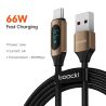 Kabel Toocki typu C do typu C 100 W PD Szybka ładowarka USB C do USB C Kabel wyświetlacza do Xiaomi POCO f3 Realme Macbook iPad