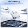 Chargeur rapide USB-C Toocki 140 W GaN PD3.1 QC4.0 3.0 SFC2.0 SCP PPS pour MacBook, iPhone 17 et 16 pouces, Samsung, Huawei et X