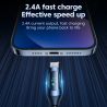Cáp USB Toocki dành cho iPhone 14 13 12 11 Pro Max XR XS 8 7 Plus AirPods Màn hình kỹ thuật số Cáp sạc Lightning 2.4A cho iPhone