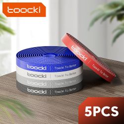 Bộ 5 kẹp giữ dây cáp Toocki 1M/2M/3M/5M dùng để quản lý dây cáp chuột, bàn phím, tai nghe, bảo vệ dây điện.