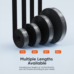 Bộ 5 kẹp giữ dây cáp Toocki 1M/2M/3M/5M dùng để quản lý dây cáp chuột, bàn phím, tai nghe, bảo vệ dây điện.