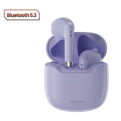 Toocki V08 Bluetooth 5.3 Earphone Wireless Headphone HiFi Stereo Earbuds Waterproof Sports Headset With Microphone For Android