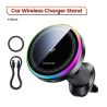 Cargador inalámbrico para coche Toocki QI de 15 W para iPhone 17 y 16 Samsung TEC, cargador refrigerado para coche, soporte magn