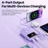Pin dự phòng Toocki 10000mAh PD 35W 27W Sạc nhanh cho iPhone 16 15 14 13 12 Pro Max, Sạc không dây Samsung cho Apple Watch