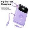 Pin dự phòng Toocki 10000mAh PD 35W 27W Sạc nhanh cho iPhone 16 15 14 13 12 Pro Max, Sạc không dây Samsung cho Apple Watch