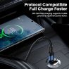 Bộ sạc ô tô Toocki 45W sạc nhanh PPS 33W PD Type C dành cho điện thoại iPhone 15 14 13 12 Samsung S23 S22 Xiaomi POCO