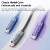 Cáp Toocki Type C sang Type C 100W PD Sạc nhanh USB C sang USB C cho Macbook Samsung Xiaomi POCO Realme