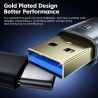 Cáp mở rộng USB 3.0 Toocki đầu đực sang đầu cái, cáp truyền dữ liệu tốc độ cao cho PC, Laptop, TV, Xbox, dây mở rộng USB.