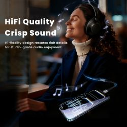 Cáp mở rộng âm thanh Toocki USB-C/Lightning sang giắc cắm 3.5mm, đầu đực sang đầu cái, bộ chuyển đổi Aux, chip DAC, card âm than