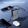 Sạc dự phòng Toocki 65W 20000mAh PD3.0 hiển thị kỹ thuật số, sạc nhanh cho laptop, iPhone 17 16 inch.