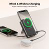 Toocki PowerBank 10000 mAh Magnético Inalámbrico 15 W USB C PD 22,5 W Carga Rápida para iPhone 16 15 14 13 Banco de Energía Port