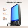 Toocki PowerBank 10000 mAh Magnético Inalámbrico 15 W USB C PD 22,5 W Carga Rápida para iPhone 16 15 14 13 Banco de Energía Port