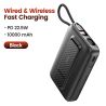 Toocki PowerBank 10000 mAh Magnético Inalámbrico 15 W USB C PD 22,5 W Carga Rápida para iPhone 16 15 14 13 Banco de Energía Port