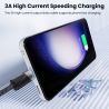 Toocki 3Pack 3A Kabel USB typu C z automatycznym wyłączaniem i szybkim ładowaniem typu C do iPhone'a 17 16 Smausng Xiaomi Huawei