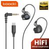 Tai nghe có dây Toocki TE26 Dynamic, âm thanh nổi HiFi, âm trầm mạnh mẽ, khử tiếng ồn, tai nghe thể thao, dây cáp có thể tháo rờ
