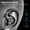 Tai nghe có dây Toocki TE26 Dynamic, âm thanh nổi HiFi, âm trầm mạnh mẽ, khử tiếng ồn, tai nghe thể thao, dây cáp có thể tháo rờ