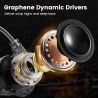 Tai nghe có dây Toocki TE26 Dynamic, âm thanh nổi HiFi, âm trầm mạnh mẽ, khử tiếng ồn, tai nghe thể thao, dây cáp có thể tháo rờ
