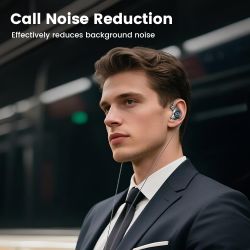 Tai nghe có dây Toocki TE26 Dynamic, âm thanh nổi HiFi, âm trầm mạnh mẽ, khử tiếng ồn, tai nghe thể thao, dây cáp có thể tháo rờ