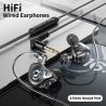 Tai nghe có dây Toocki TE26 Dynamic, âm thanh nổi HiFi, âm trầm mạnh mẽ, khử tiếng ồn, tai nghe thể thao, dây cáp có thể tháo rờ