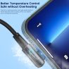 สาย USB Toocki 90 องศา สำหรับ iPhone 14 13 12 11 Pro Max Pro Max 8 7 Plus 2.4A สาย USB Lightning สำหรับ iPhone iPad สายเกมมิ่ง