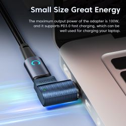Toocki Magnetic OTG Adapter USB Type C to Type C 100w Magnetic Fast Charging Convertor For iPhone Xiaomi Oneplus Macbook Laptop