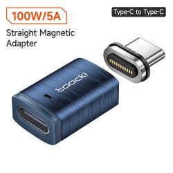 Toocki Magnetic OTG Adapter USB Type C to Type C 100w Magnetic Fast Charging Convertor For iPhone Xiaomi Oneplus Macbook Laptop