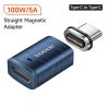 Toocki Magnetic OTG Adapter USB Type C to Type C 100w Magnetic Fast Charging Convertor For iPhone Xiaomi Oneplus Macbook Laptop