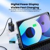 Bộ chuyển đổi USB C Toocki 100W OTG góc 90 độ, hỗ trợ màn hình kỹ thuật số, loại C sang loại C, tương thích với iPhone 16 15, La