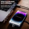 Cáp USB C sang Lightning 180 độ Toocki dành cho iPhone 14 13 12 Pro Max, hỗ trợ sạc nhanh PD 20W, góc 90 độ, lý tưởng cho chơi g