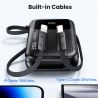 Toocki 35W PowerBank 10000mAh QC PD 3.0 PPS 25W Szybkie ładowanie Wbudowany kabel Power Bank do iPhone'a 16 15 14 Samsunga Xiaom