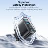 Toocki 40W GaN Schnellladegerät QC4.0 PD3.0 AFC SCP 4-Port USB Typ C Ladegerät für iPhone 16, 15, 14, Samsung S25, S24, Xiaomi, 
