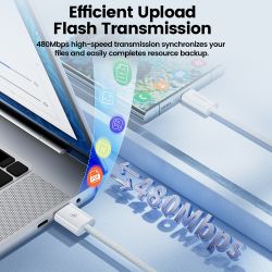 toocki 6A USB C Cable for Huawei P60 P50 Mate40 Honor Xiaomi Samsung Realme POCO X3 100W Fast Charging Type C Cable Data Wire
