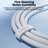 toocki 6A USB C Cable for Huawei P60 P50 Mate40 Honor Xiaomi Samsung Realme POCO X3 100W Fast Charging Type C Cable Data Wire
