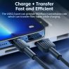 Toocki USB-Kabel für iPhone 14, 13, 12, 11 Pro Max, XR, XS, 2,4 A Schnellladekabel, Lightning-Kabel für iPhone und iPad, Schnell