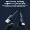 Toocki USB-Kabel für iPhone 14, 13, 12, 11 Pro Max, XR, XS, 2,4 A Schnellladekabel, Lightning-Kabel für iPhone und iPad, Schnell