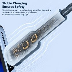 Toocki USB-Kabel für iPhone 14, 13, 12, 11 Pro Max, XR, XS, 2,4 A Schnellladekabel, Lightning-Kabel für iPhone und iPad, Schnell